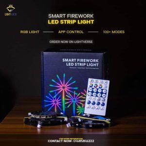 LED Firework Lights, Music Sync LED Lights, App & Remote Control