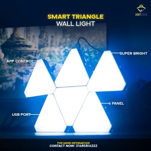 Triangle Led Wall Decor Panel Lights App Control