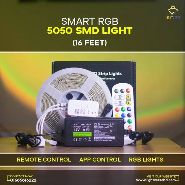 Smart RGB LED Strip Light, App Control, Dance With Music