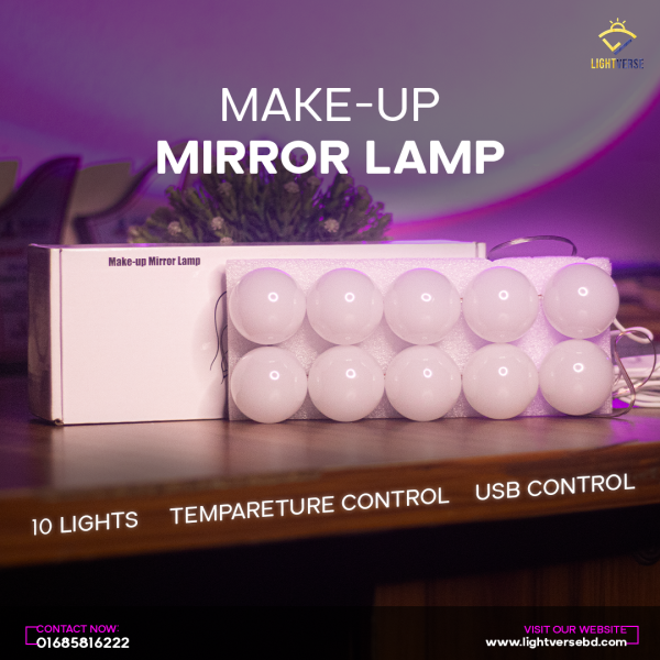 Vanity Mirror Lamp - Integrated LED Lighting for Perfect Grooming