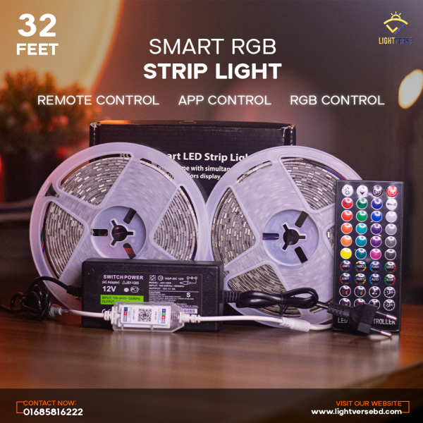 Smart RGB LED Strip Light - Customizable, App-Controlled Lighting" - Image 2