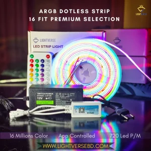 Dotless ARGB Strip – Addressable RGB Lighting Without Visible LEDs