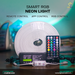 RGB Neon LED Light: Innovative Lighting for a Lively Atmosphere - 16ft With Mobile App Controlled