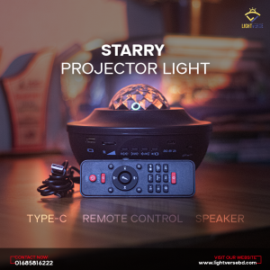 Galaxy Projector Light with Remote & Bluetooth Speaker