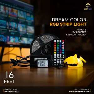 Smart RGB LED Strip Light | Effortless Mood Lighting with App & Remote