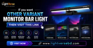 PC Sync Monitor Light Bar with ARGB RGB Backlight for Gaming and Office Setup – LightVerse Bangladesh