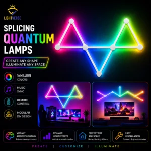 Modular Smart RGB Wall Light Bars | DIY Gaming & Home Ambient Lighting | LightVerse BD